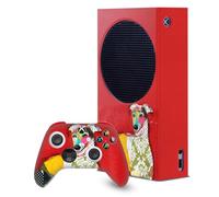 Head Case Designs Sous Licence Officielle Michel Keck Levrette Mix Art Enveloppement De Console De Jeu Et Skins Pour Manette De Jeu Ensemble compatible avec Xbox Series S Console & Controller Bundle