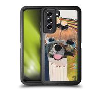Head Case Designs sous Licence Officielle Michel Keck Maltese Chiens Étui Antichoc Ultra-Blindé Compatible avec Samsung Galaxy S21 FE 5G