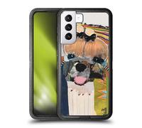 Head Case Designs sous Licence Officielle Michel Keck Maltese Chiens Étui Antichoc Ultra-Blindé Compatible avec Samsung Galaxy S21+ 5G