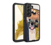 Head Case Designs sous Licence Officielle Michel Keck Maltese Chiens Étui Antichoc Ultra-Blindé Compatible avec Samsung Galaxy S22 5G