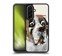 Head Case Designs sous Licence Officielle Michel Keck Saint Bernard Chiens 2 Coque en Gel renforcée [Protection de Qualité Militaire] Compatible avec Samsung Galaxy A36 5G