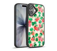 Head Case Designs sous Licence Officielle Micklyn Le Feuvre Aquarelle À La Fraise Et À La Pêche Flore Et Faune Coque en Gel renforcée [Protection de Qualité Militaire] Compatible avec Apple iPhone 17