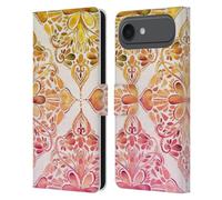 Head Case Designs sous Licence Officielle Micklyn Le Feuvre Art Nouveau de Coucher du Soleil Mandala Étui Portefeuille en Cuir Compatible avec Apple iPhone 17 Air