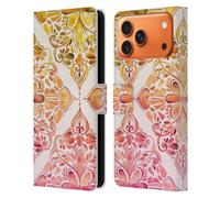Head Case Designs sous Licence Officielle Micklyn Le Feuvre Art Nouveau de Coucher du Soleil Mandala Étui Portefeuille en Cuir Compatible avec Apple iPhone 17 Pro Max