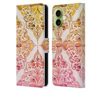 Head Case Designs sous Licence Officielle Micklyn Le Feuvre Art Nouveau de Coucher du Soleil Mandala Étui Portefeuille en Cuir Compatible avec Apple iPhone 17