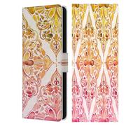Head Case Designs sous Licence Officielle Micklyn Le Feuvre Art Nouveau de Coucher du Soleil Mandala Étui Portefeuille en Cuir Compatible avec Samsung Galaxy S25 FE