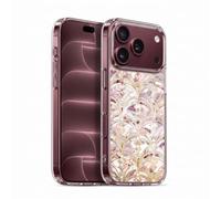 Head Case Designs sous Licence Officielle Micklyn Le Feuvre Dusty Rose and Coral Art Deco Marbling Pattern Marble Patterns Coque en Gel Compatible avec Apple iPhone 18 Pro Et Compatible avec MagSafe