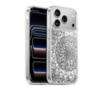Head Case Designs sous Licence Officielle Micklyn Le Feuvre Les Nuances De Gris Mandala 3 Coque en Gel [Protection de Qualité Militaire] Compatible avec Apple iPhone 17 Pro Et Compatible avec MagSafe