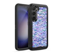 Head Case Designs sous Licence Officielle Micklyn Le Feuvre Mosaïque dans Améthyste Et Lapis Lazuli Modèles de Marbre Étui Antichoc Ultra-Blindé Compatible avec Samsung Galaxy S23 5G