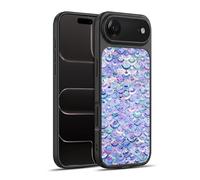 Head Case Designs sous Licence Officielle Micklyn Le Feuvre Mosaïque dans Améthyste Et Lapis Lazuli Modèles de Marbre Coque en Gel renforcée [Qualité Militaire] Compatible avec Apple iPhone 17 Air