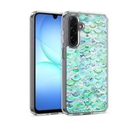 Head Case Designs sous Licence Officielle Micklyn Le Feuvre Mosaïque dans Quartz Vert Claire Et Jade Modèles de Marbre Coque en Gel [Qualité Militaire] Compatible avec Samsung Galaxy A17 4G / 5G
