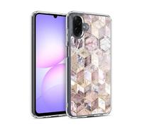 Head Case Designs sous Licence Officielle Micklyn Le Feuvre Nid d'abeille De Quartz De Rougeur Modèles de Marbre Coque en Gel [Protection de Qualité Militaire] Compatible avec Samsung Galaxy A07