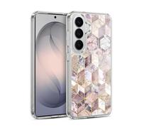 Head Case Designs sous Licence Officielle Micklyn Le Feuvre Nid d'abeille De Quartz De Rougeur Modèles de Marbre Coque en Gel [Protection de Qualité Militaire] Compatible avec Samsung Galaxy S26