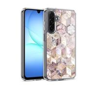 Head Case Designs sous Licence Officielle Micklyn Le Feuvre Nid d'abeille De Quartz De Rougeur Modèles de Marbre Coque en Gel [Qualité Militaire] Compatible avec Samsung Galaxy A17 4G / 5G