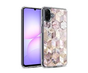 Head Case Designs sous Licence Officielle Micklyn Le Feuvre Nid d'abeille De Quartz De Rougeur Modèles de Marbre Coque en Gel [Protection de Qualité Militaire] Compatible avec Samsung Galaxy A07