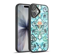 Head Case Designs sous Licence Officielle Micklyn Le Feuvre Océan Aqua Art Nouveau avec Fleurs De Pêche Modèles 2 Coque en Gel renforcée [Qualité Militaire] Compatible avec Apple iPhone 17