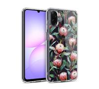 Head Case Designs sous Licence Officielle Micklyn Le Feuvre Soirée Proteas Rose sur Charbon De Bois Florals 2 Coque en Gel [Protection de Qualité Militaire] Compatible avec Samsung Galaxy A07 4G