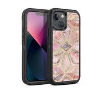 Head Case Designs sous Licence Officielle Micklyn Le Feuvre Tuiles en Pierre Dorées Modèles de Marbre Étui Antichoc Ultra-Blindé Compatible avec Apple iPhone 13