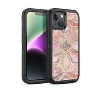 Head Case Designs sous Licence Officielle Micklyn Le Feuvre Tuiles en Pierre Dorées Modèles de Marbre Étui Antichoc Ultra-Blindé Compatible avec Apple iPhone 14