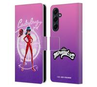Head Case Designs sous Licence Officielle Miraculous Tales of Ladybug & Cat Noir Ladybug Graphiques Étui Portefeuille en Cuir Compatible avec Samsung Galaxy A55 5G