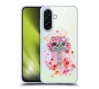 Head Case Designs sous Licence Officielle Monika Strigel Autruche Aztèque Animaux Et Fleurs 2 Coque en Gel [Protection de Qualité Militaire] Compatible avec Samsung Galaxy A36 5G
