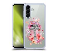 Head Case Designs sous Licence Officielle Monika Strigel Autruche Aztèque Animaux Et Fleurs 2 Coque en Gel [Protection de Qualité Militaire] Compatible avec Samsung Galaxy A56 5G