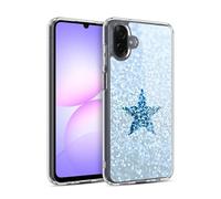 Head Case Designs sous Licence Officielle Monika Strigel Bleu de Pluie étoile Pailleté Pastel Coque en Gel [Protection de Qualité Militaire] Compatible avec Samsung Galaxy A07 4G