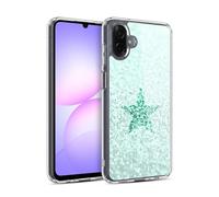 Head Case Designs sous Licence Officielle Monika Strigel Menthe Givré étoile Pailleté Pastel Coque en Gel [Protection de Qualité Militaire] Compatible avec Samsung Galaxy A07 4G