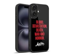 Head Case Designs Sous Licence Officielle Monty Python Guerre De Mort De Dévastation De Sang Et Horreur Art oque en gel renforcée [Protection de Qualité Militaire] Compatible avec Apple iPhone 16