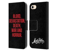 Head Case Designs sous Licence Officielle Monty Python Guerre De Mort De Dévastation De Sang Et Horreur Art Clé Étui Portefeuille en Cuir Compatible avec Apple iPhone 7/8 / SE 2020 & 2022
