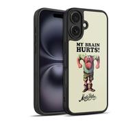 Head Case Designs sous Licence Officielle Monty Python My Brain Hurts Art oque en Gel renforcée [Protection de Qualité Militaire] Compatible avec Apple iPhone 16
