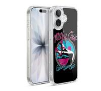 Head Case Designs sous Licence Officielle Motley Crue Girls Shoes Logos Coque en Gel [Protection de Qualité Militaire] Compatible avec Apple iPhone 17 Et avec MagSafe