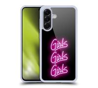 Head Case Designs sous Licence Officielle Motley Crue Néon Girls Logos Coque en Gel [Protection de Qualité Militaire] Compatible avec Samsung Galaxy A56 5G