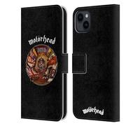 Head Case Designs sous Licence Officielle Motorhead 1916 Couvertures D'Album Étui Portefeuille en Cuir Compatible avec Apple iPhone 15 Plus