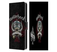 Head Case Designs sous Licence Officielle Motorhead Ace of Spades Dog Graphiques Étui Portefeuille en Cuir Compatible avec Samsung Galaxy S25 FE