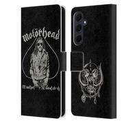 Head Case Designs sous Licence Officielle Motorhead Ace of Spades Lemmy Graphiques Étui Portefeuille en Cuir Compatible avec Samsung Galaxy A35 5G