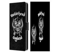 Head Case Designs sous Licence Officielle Motorhead Angleterre Graphiques Étui Portefeuille en Cuir Compatible avec Samsung Galaxy S25 FE