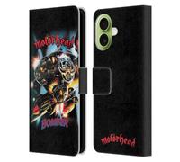 Head Case Designs sous Licence Officielle Motorhead Bomber Album Art Clé Étui Portefeuille en Cuir Compatible avec Apple iPhone 17