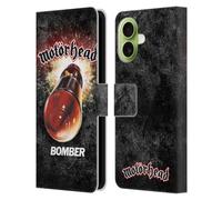 Head Case Designs sous Licence Officielle Motorhead Bomber Art Clé Étui Portefeuille en Cuir Compatible avec Apple iPhone 17