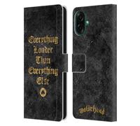 Head Case Designs sous Licence Officielle Motorhead Everything Louder Art Clé Étui Portefeuille en Cuir Compatible avec Samsung Galaxy A07