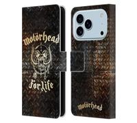 Head Case Designs sous Licence Officielle Motorhead for Life Art Clé Étui Portefeuille en Cuir Compatible avec Apple iPhone 17 Pro