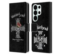 Head Case Designs sous Licence Officielle Motorhead Kings of The Road Tours Étui Portefeuille en Cuir Compatible avec Samsung Galaxy S26 Ultra