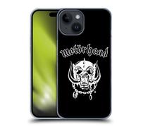 Head Case Designs sous Licence Officielle Motorhead Logo Classique Graphiques Coque Dure pour l'arrière Compatible avec Apple iPhone 15