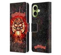 Head Case Designs sous Licence Officielle Motorhead Overkill Fame Art Clé Étui Portefeuille en Cuir Compatible avec Apple iPhone 17