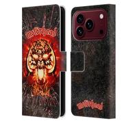 Head Case Designs sous Licence Officielle Motorhead Overkill Fame Art Clé Étui Portefeuille en Cuir Compatible avec Apple iPhone 18 Pro