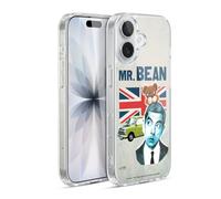 Head Case Designs sous Licence Officielle Mr. Bean avec Teddy Art de Londres Coque en Gel [Protection de Qualité Militaire] Compatible avec Apple iPhone 17 Et avec MagSafe
