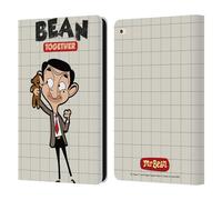 Head Case Designs sous Licence Officielle Mr. Bean: La Série Animée avec Teddy Art Graphique Étui Portefeuille en Cuir Compatible avec Apple iPad Air 2 (2014)