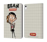 Head Case Designs sous Licence Officielle Mr. Bean: La Série Animée avec Teddy Art Graphique Étui Portefeuille en Cuir Compatible avec Apple iPad 10.9 2022/2025