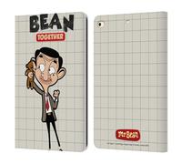 Head Case Designs sous Licence Officielle Mr. Bean: La Série Animée avec Teddy Art Graphique Étui Portefeuille en Cuir Compatible avec Apple iPad 9.7 2017 / iPad 9.7 2018