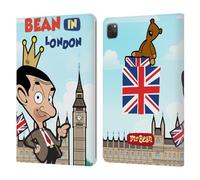 Head Case Designs sous Licence Officielle Mr. Bean: La Série Animée Bean à Londres Art Graphique Étui Portefeuille en Cuir Compatible avec Apple iPad Pro 11 2020/2021 / 2022